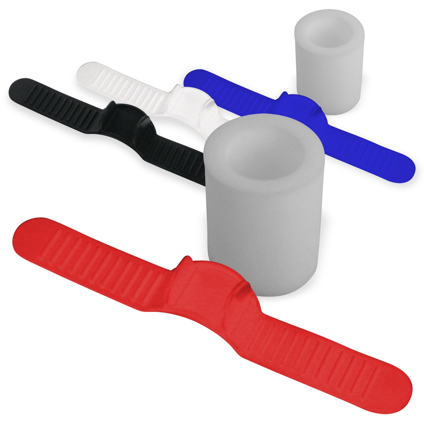 LeLuv Silicone Strap and Wide Cushion Replacement SETS for SLIDER Penis Extenders