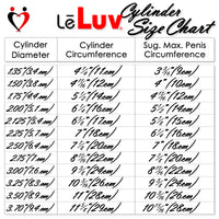 Penis Pump Cylinder with WIDE Flange | 9" or 12" Length, 1.75"-2.50" Diameter