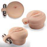 Realistic Donut Penis Pump Cylinder Seal - Vibrating Bullet Option