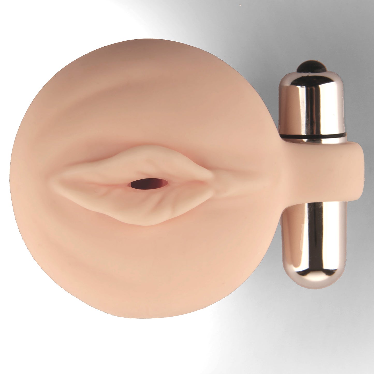 Realistic Donut Penis Pump Cylinder Seal - Vibrating Bullet Option