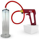 LeLuv Maxi Penis Pump | Premium Silicone Hose, All Gauge Options | WIDE FLANGE Cylinder