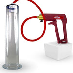 LeLuv Maxi Penis Pump | Premium Silicone Hose, All Gauge Options | WIDE FLANGE Cylinder