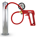 LeLuv Maxi Penis Pump | Premium Silicone Hose, All Gauge Options | WIDE FLANGE Cylinder