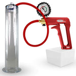 LeLuv Maxi Penis Pump | Premium Silicone Hose, All Gauge Options | WIDE FLANGE Cylinder