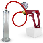 LeLuv Maxi Penis Pump | Premium Silicone Hose, All Gauge Options | WIDE FLANGE Cylinder