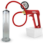 LeLuv Maxi Penis Pump | Premium Silicone Hose, All Gauge Options | WIDE FLANGE Cylinder