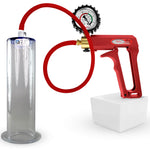 LeLuv Maxi Penis Pump | Premium Silicone Hose, All Gauge Options | WIDE FLANGE Cylinder