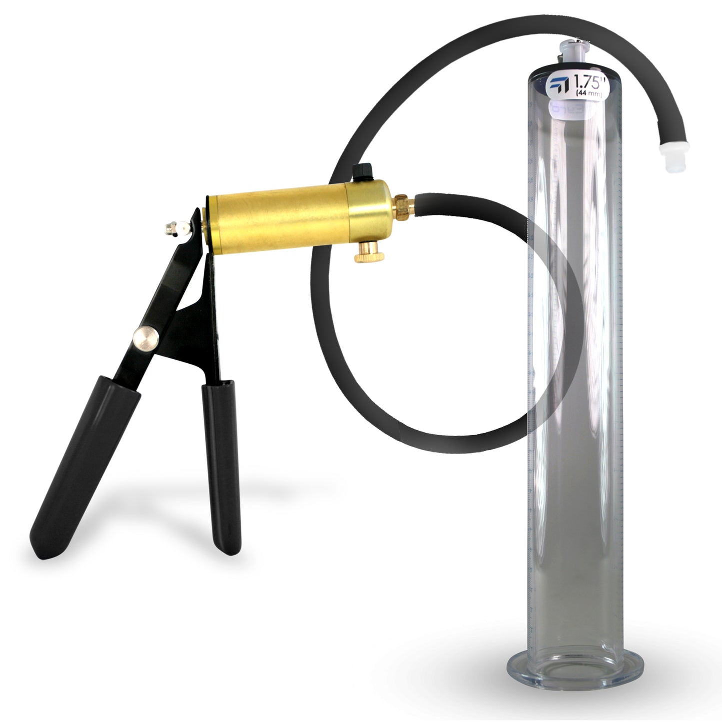 Ultima Black Penis Pump (Protected Gauge, 9” Wide Flange)