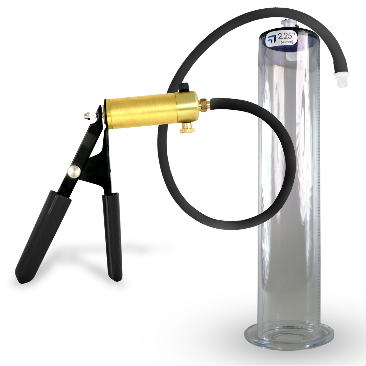 Ultima Black Penis Pump (Protected Gauge, 9” Wide Flange)