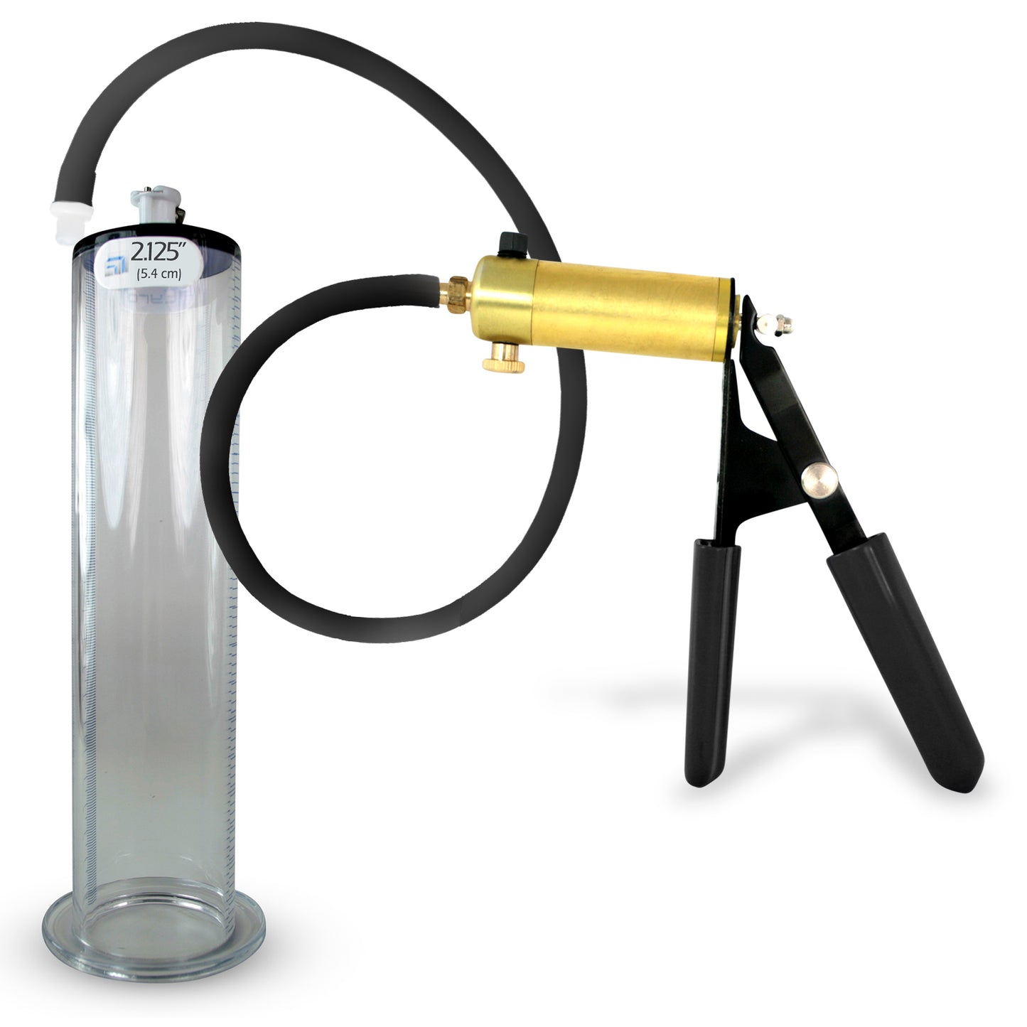 Ultima Black Penis Pump (Protected Gauge, 9” Wide Flange)