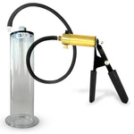 Ultima Black Penis Pump (Protected Gauge, 9” Wide Flange)