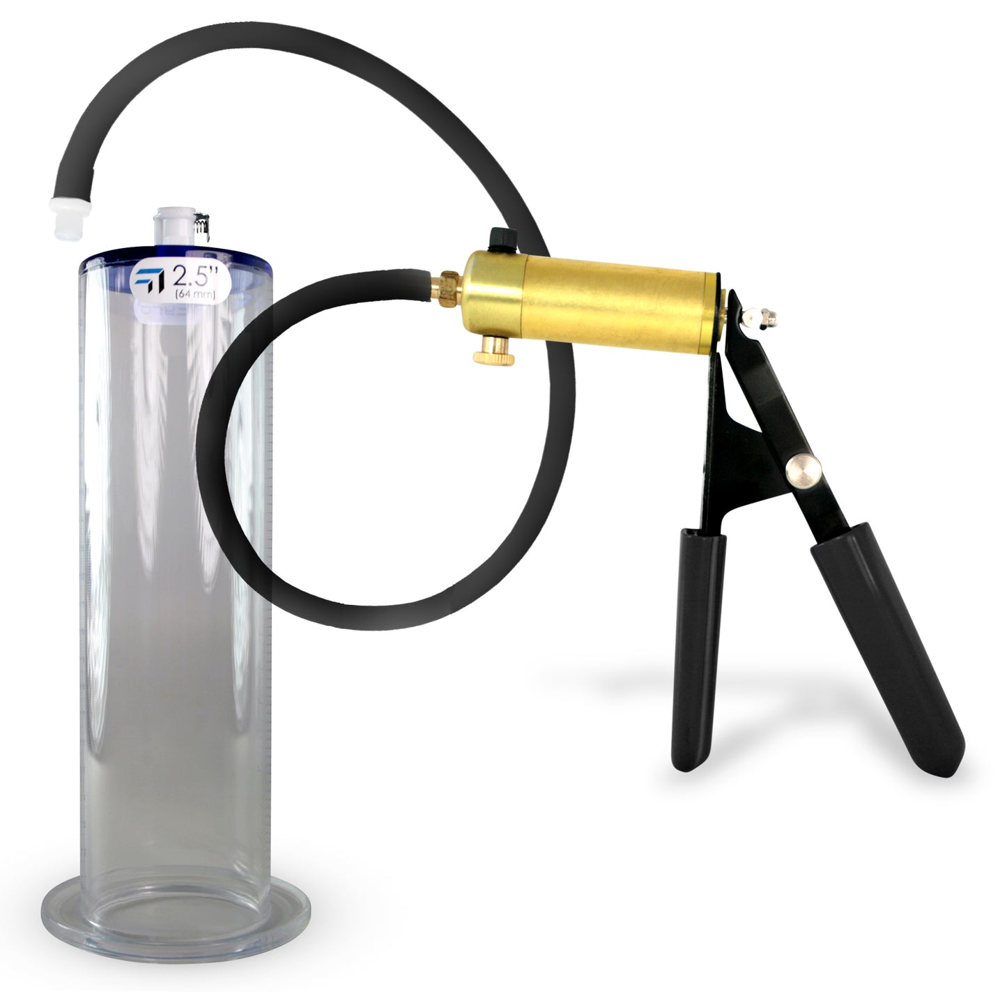 Ultima Black Penis Pump (Protected Gauge, 9” Wide Flange)