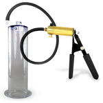 Ultima Black Penis Pump (Protected Gauge, 9” Wide Flange)
