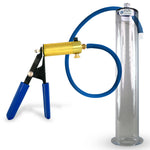 Ultima Blue Penis Pump (Protected Gauge, 9” Wide Flange)