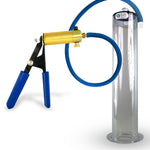 Ultima Blue Penis Pump (Protected Gauge, 9” Wide Flange)