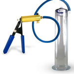 Ultima Blue Penis Pump (Protected Gauge, 9” Wide Flange)
