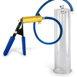 Ultima Blue Penis Pump (Rubber Grip, 9” Round Flange)