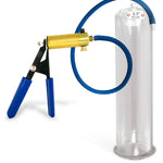 Ultima Blue Penis Pump (Rubber Grip, 9” Round Flange)