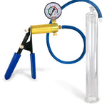 Ultima Blue Penis Pump (Rubber Grip, 9” Round Flange)