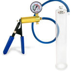 Ultima Blue Penis Pump (Rubber Grip, 9” Round Flange)