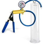 Ultima Blue Penis Pump (Rubber Grip, 9” Round Flange)