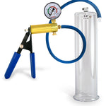 Ultima Blue Penis Pump (Rubber Grip, 9” Round Flange)