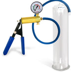 Ultima Blue Penis Pump (Rubber Grip, 9” Round Flange)