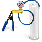 Ultima Blue Penis Pump (Rubber Grip, 9” Round Flange)