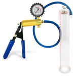 Ultima Blue Penis Pump (Rubber Grip, 9” Round Flange)
