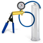 Ultima Blue Penis Pump (Rubber Grip, 9” Round Flange)