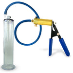 Ultima Blue Penis Pump (Protected Gauge, 9” Wide Flange)