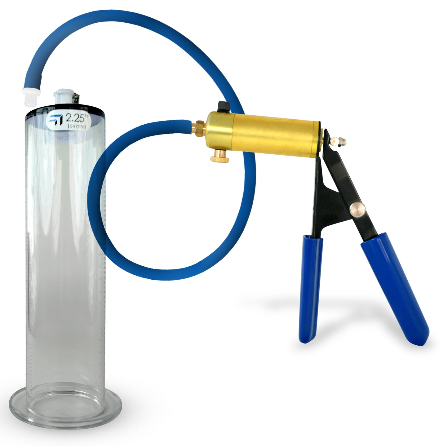 Ultima Blue Penis Pump (Protected Gauge, 9” Wide Flange)