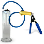 Ultima Blue Penis Pump (Protected Gauge, 9” Wide Flange)