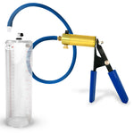 Ultima Blue Penis Pump (Rubber Grip, 9” Round Flange)