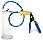 Ultima Blue Penis Pump (Rubber Grip, 9” Round Flange)