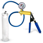Ultima Blue Penis Pump (Rubber Grip, 9” Round Flange)