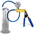 Ultima Blue Penis Pump (Protected Gauge, 9” Wide Flange)