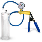 Ultima Blue Penis Pump (Rubber Grip, 9” Round Flange)
