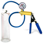 Ultima Blue Penis Pump (Rubber Grip, 9” Round Flange)