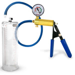 Ultima Blue Penis Pump (Rubber Grip, 9” Round Flange)
