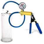 Ultima Blue Penis Pump (Rubber Grip, 9” Round Flange)