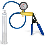 Ultima Blue Penis Pump (Rubber Grip, 9” Round Flange)