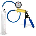 Ultima Blue Penis Pump (Rubber Grip, 9” Round Flange)