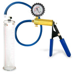 Ultima Blue Penis Pump (Rubber Grip, 9” Round Flange)