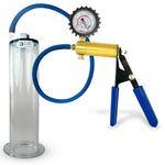 Ultima Blue Penis Pump (Protected Gauge, 9” Wide Flange)