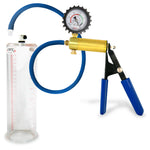 Ultima Blue Penis Pump (Rubber Grip, 9” Round Flange)