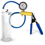 Ultima Blue Penis Pump (Rubber Grip, 9” Round Flange)