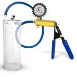 Ultima Blue Penis Pump (Rubber Grip, 9” Round Flange)