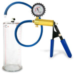 Ultima Blue Penis Pump (Rubber Grip, 9” Round Flange)
