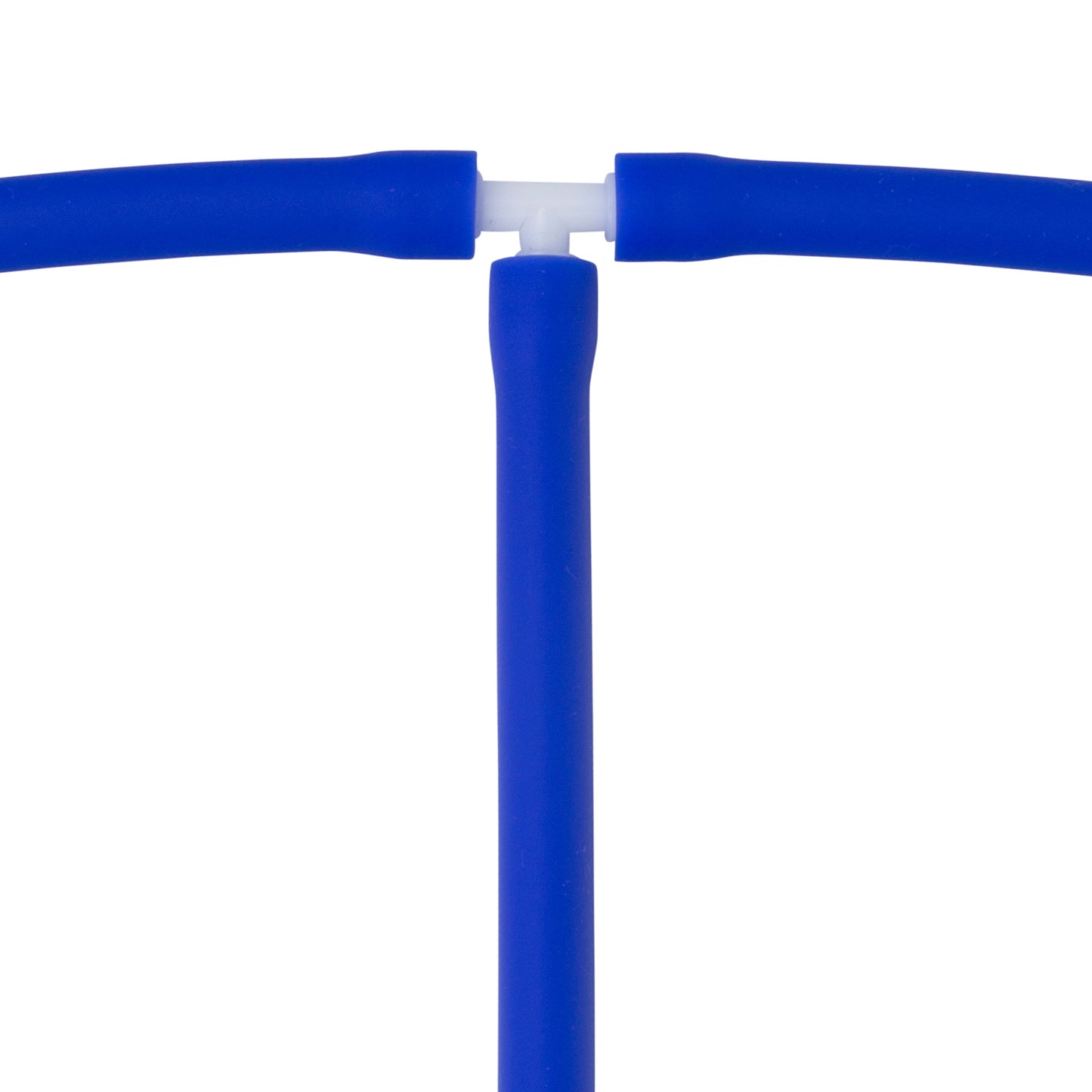 Split Vacuum Hose 1-into-2 Uncollaspable Slippery Silicone with 2 O-Ring Fittings